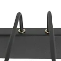 Steinhauer Steinhauer Wall luminaire LITHO LED, 1 flame, 60cm, black