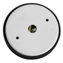 Mexlite Badkamerarmatuur UPROUND 1-vlams, cilindrisch, Dim-To-Warm, instelbaar GU10 IP44, zwart mat dimbaar