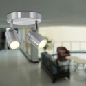 Mexlite Mexlite Spot, 2 flames. GU10, IP44, steel