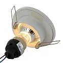 Steinhauer recessed luminaire PÉLITE SPOT round, rigid, with open cable GU10 IP44, white matt dimmable