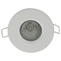 Steinhauer recessed luminaire PÉLITE SPOT round, rigid, with open cable GU10 IP44, white matt dimmable