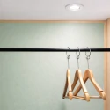 Steinhauer Inbouwarmatuur PÉLITE SPOT rond, stijf, met open kabel GU10 IP44, wit mat dimbaar