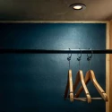 Steinhauer Inbouwarmatuur PÉLITE SPOT rond, stijf, met open kabel GU10 IP44, zwart mat dimbaar
