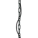 Steinhauer Pendelarmatuur SEMICIRKEL 1-vlams, groot, halfrond E27 IP20, zwart mat dimbaar