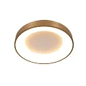 Plafondarmatuur RINGLEDE - Ø 38CM rond, medium, direct / indirect IP20, goud dimbaar