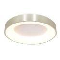 Steinhauer ceiling luminaire RINGLEDE - Ø 38CM round, medium, direct / indirect IP20, silver brushed dimmable