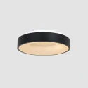 Steinhauer Plafondarmatuur RINGLEDE - Ø 38CM rond, medium, direct / indirect IP20, zwart mat dimbaar