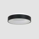 Steinhauer Plafondarmatuur RINGLEDE - Ø 38CM rond, medium, direct / indirect IP20, zwart mat dimbaar