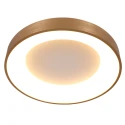 Steinhauer ceiling luminaire RINGLEDE - Ø 48CM large, round, direct / indirect IP20, gold dimmable