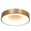 Steinhauer ceiling luminaire RINGLEDE - Ø 48CM large, round, direct / indirect IP20, gold dimmable