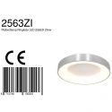 Steinhauer Plafondarmatuur RINGLEDE - Ø 48CM groot, rond, direct / indirect IP20, zilver geborsteld dimbaar