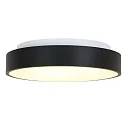 Steinhauer ceiling luminaire RINGLEDE - Ø 48CM large, round, direct / indirect IP20, black matt dimmable