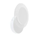 Steinhauer Wand- en plafondarmatuur LIDO rond, instelbaar, indirect, gebrüllt IP20, wit mat dimbaar