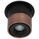 Mexlite ceiling luminaire FEZ 1 flame IP20, bronze dimmable
