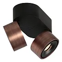 Mexlite Plafondarmatuur FEZ BLACK IP20, dimbaar