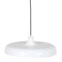 Steinhauer Pendelarmatuur KRISIP down, 1-vlams, plat E27 IP20, wit mat dimbaar