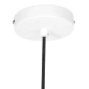 Steinhauer Pendelarmatuur KRISIP down, 1-vlams, plat E27 IP20, wit mat dimbaar