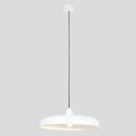 Steinhauer Pendelarmatuur KRISIP down, 1-vlams, plat E27 IP20, wit mat dimbaar