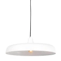 Steinhauer Pendelarmatuur KRISIP down, 1-vlams, plat E27 IP20, wit mat dimbaar