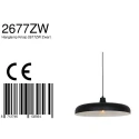 Pendelarmatuur KRISIP down, 1-vlams, plat E27 IP20, rood dimbaar
