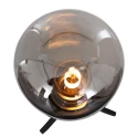 Steinhauer table lamp REFLEXION - Ø 15CM 1 flame, high, with switch, with plug E27 IP20, black matt 