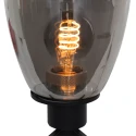Steinhauer table lamp REFLEXION - Ø 15CM 1 flame, high, with switch, with plug E27 IP20, black matt 