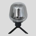 Steinhauer table lamp REFLEXION - Ø 15CM 1 flame, high, with switch, with plug E27 IP20, black matt 