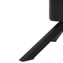 Steinhauer table lamp REFLEXION - Ø 15CM 1 flame, high, with switch, with plug E27 IP20, black matt 