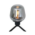 Steinhauer table lamp REFLEXION - Ø 14CM 1 flame, with switch, with plug E27 IP20, black matt 