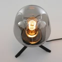 Steinhauer table lamp REFLEXION - Ø 14CM 1 flame, with switch, with plug E27 IP20, black matt 