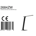 Steinhauer table lamp SERENADE rotatable, CCT Switch, tiltable, with touch dimmer IP20, black matt dimmable