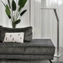 Staande lamp SERENADE CCT Switch, instelbaar, met aanraakdimmer IP20, aluminium geborsteld dimbaar