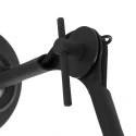 anne light & home wall luminaire KASKET with switch, with jointed arm, with plug E27 IP20, black matt 