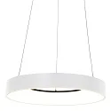 Steinhauer Pendelarmatuur RINGLEDE - Ø 48CM groot, rond, direct / indirect IP20, wit mat dimbaar