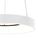 Steinhauer Pendelarmatuur RINGLEDE - Ø 48CM groot, rond, direct / indirect IP20, wit mat dimbaar