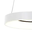 Steinhauer Pendelarmatuur RINGLEDE - Ø 48CM groot, rond, direct / indirect IP20, wit mat dimbaar