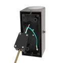 Steinhauer Steinhauer Outdoor wall luminaire, LED, 2 flames, 4W, 2700K, IP44, black