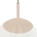 Steinhauer Pendelarmatuur BOLLIQUE 5-vlams E27 IP20, crème dimbaar