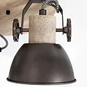 Plafondarmatuur GEARWOOD 3-vlams, rond, instelbaar E27 IP20