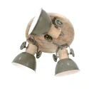 Mexlite Mexlite Spot GEARWOOD, 3 flames, green