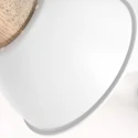 Mexlite Plafondarmatuur GEARWOOD 3-vlams, rond, instelbaar E27 IP20, hout, antiek dimbaar