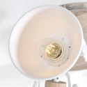 Mexlite Plafondarmatuur GEARWOOD 3-vlams, rond, instelbaar E27 IP20, hout, antiek dimbaar