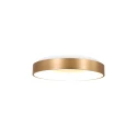 Plafondarmatuur RINGLEDE - Ø 30CM klein, rond, direct / indirect IP20, zwart mat dimbaar