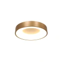 Plafondarmatuur RINGLEDE - Ø 30CM klein, rond, direct / indirect IP20, zwart mat dimbaar