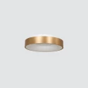 Plafondarmatuur RINGLEDE - Ø 30CM klein, rond, direct / indirect IP20, zwart mat dimbaar