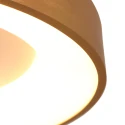 Plafondarmatuur RINGLEDE - Ø 30CM klein, rond, direct / indirect IP20, zwart mat dimbaar