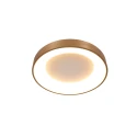 Plafondarmatuur RINGLEDE - Ø 30CM klein, rond, direct / indirect IP20, zwart mat dimbaar