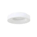 Plafondarmatuur RINGLEDE - Ø 30CM klein, rond, direct / indirect IP20, wit mat dimbaar