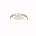 Steinhauer Plafondarmatuur RINGLEDE - Ø 30CM klein, rond, direct / indirect IP20, zilver geborsteld dimbaar