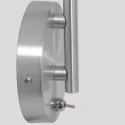 Steinhauer Wandarmatuur NATASJA met schakelaar, met flexibele arm GU10 IP20, staal geborsteld dimbaar